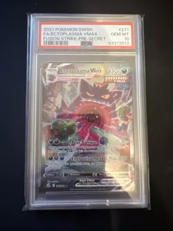 Carte Pokemon Ectoplasma VMax 271/264 - EB 8 Poing de Fusion Neuf Fr 🇫🇷 PSA 10 - Image 1