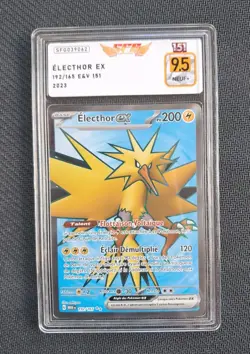 SFG 9.5 Electhor EX 192/165 Carte Pokemon 151 FR 2023 MINT ???? - Image 1