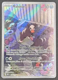 CARTE POKEMON MALOSSE 204/197 🇫🇷 FR 🇫🇷 FLAMMES OBSIDIENNES - Image 1