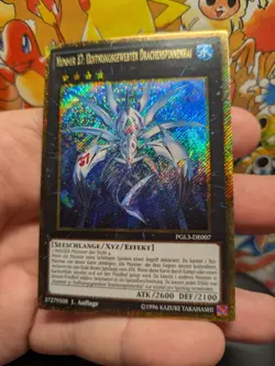 ?? Yu-Gi-Oh Number 37: Hope Woven Dragon Spider Shark PGL3-EN007 ( German ) ?? - Image 3