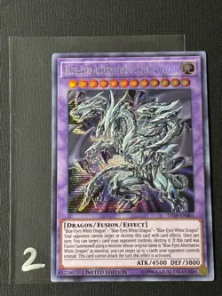 Yu-Gi-Oh! Blue-Eyes Alternative Ultimate Dragon TN19-EN001 Prismatic Secret Rare - Image 4