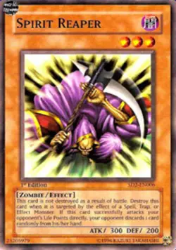 Spirit Reaper - SD2-EN006 - Common - Unlimited Edition x1 Heavily Played - Image 1