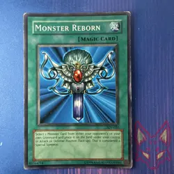* Yu-Gi-Oh! - MP - Monster Reborn SDK-036 Vintage (US Seller - Image 1