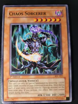 Yu-Gi-Oh! Invasion of Chaos - Chaos Sorcerer IOC-093 1st Ed. - Image 1