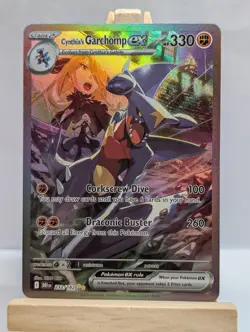 Custom Fan Art Cynthia's Garchomp EX High Quality Custom Card Foil Finish - Image 1