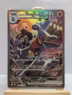 Custom Fan Art Cynthia's Garchomp EX High Quality Custom Card Foil Finish - Image 2