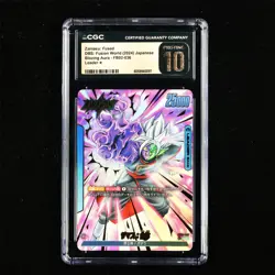CGC PRISTINE 2024 Dragon Ball CCG JPN Card FB02-036 Zamasu: Fused - Image 2