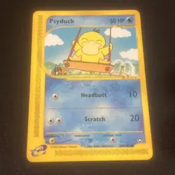 Pokemon TCG Aquapolis Psyduck Card 104/147 2002 Regular Lp-NM Condition - Image 1