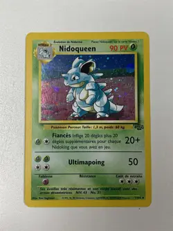 Pokemon Card Nidoqueen 7/64 Jungle Set Holo Rare French Version WOTC Vintage - Image 1