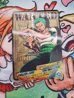 Roronoa Zoro Japanese One piece AR Carddass Card - Image 1