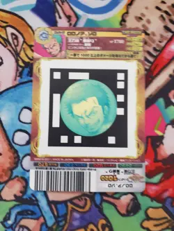 Roronoa Zoro Japanese One piece AR Carddass Card - Image 2