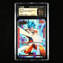 CGC PRISTINE 2024 Dragon Ball CCG JPN Card FB01-001 Son Goku - Image 1