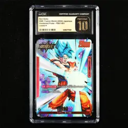 CGC PRISTINE 2024 Dragon Ball CCG JPN Card FB01-001 Son Goku - Image 2