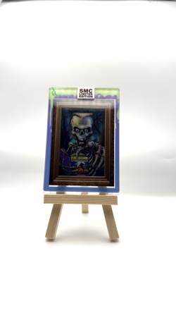 Portrait of Curly the Skeleton - 38/50 Silver- Goosebumps Saturday Morning Cards - Image 1