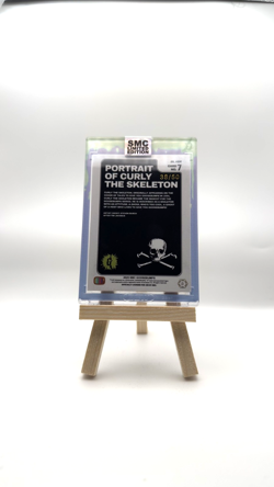 Portrait of Curly the Skeleton - 38/50 Silver- Goosebumps Saturday Morning Cards - Image 2