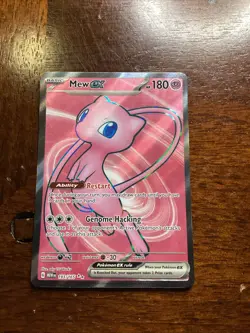Pokemon TCG Scarlet & Violet 151 Mew EX Ultra Rare Holo Card 193/165 - Image 1