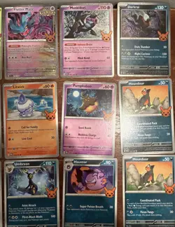 Pokemon Card Lot - 27 Cards & 2 Sleeves - Pikachu & More. Blue & Gold Backs - Image 2