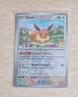 Eevee 074/131 Pokemon Day 2025 - Stamped Promo Card Prismatic Evolutions - Image 1