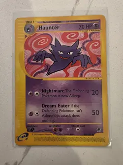 Haunter 80/165 Uncommon Expedition WOTC Vintage Pokemon Card - LP/NM - Image 1
