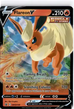 SWSH: Sword & Shield Promo Cards #SWSH149 Flareon V - Image 1