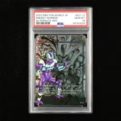 PSA GEM MT 10 2024 Dragon Ball CCG JPN Card #E01-12 ENERGY MARKER - Image 1