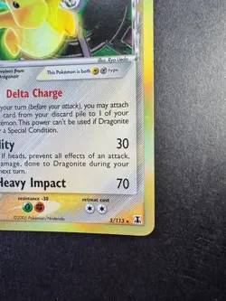 Dragonite EX Delta Species 3/113 Reverse Holo Pokemon Card 2005 TCG - Image 5