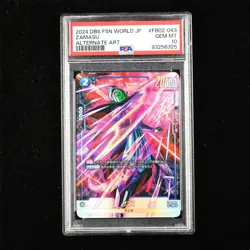 PSA GEM MT 10 2024 Dragon Ball CCG JPN Card #FB02-043 ZAMASU - Image 1