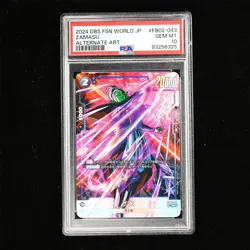 PSA GEM MT 10 2024 Dragon Ball CCG JPN Card #FB02-043 ZAMASU - Image 2