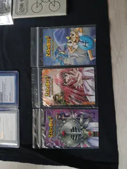 Zatch Bell Cards Lot With Holo's Mini Books Binder - Image 3