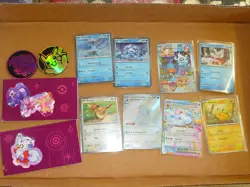 2025 Pokemon HOLIDAY CALENDAR COMPLETE 8 CARD PROMO SET + STICKER + COINS - Image 1