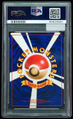 1998 Rainbow Energy JP Rocket PSA 10 Pokemon Card - Image 3