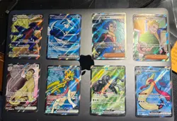 Pokemon TCG Ultra Rare Cards Lot of 8 Near Mint Cards - Image 1