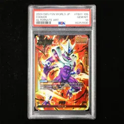 PSA GEM MT 10 2024 Dragon Ball CCG JPN Card #FB01-105 COOLER - Image 1