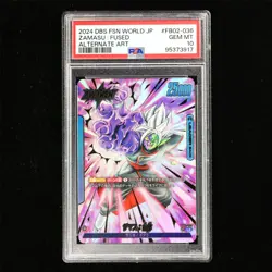 PSA GEM MT 10 2024 Dragon Ball CCG JPN Card #FB02-036 ZAMASU : FUSED - Image 2