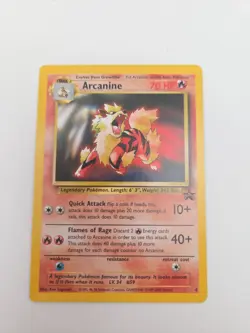 1995 Arcanine Evolves From Growlithe Basic Pokemon Card Mint Condition - Image 1