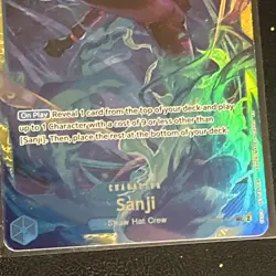 One piece card sanji 119 hollow graphic sanji - Image 4