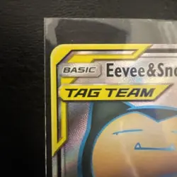Pokemon TCG Eevee Snorlax GX Holo Ultra Rare Card Sun & Moon Team Up 171/181 - Image 2