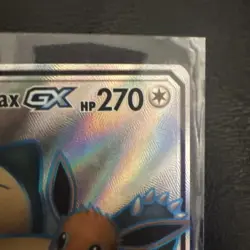 Pokemon TCG Eevee Snorlax GX Holo Ultra Rare Card Sun & Moon Team Up 171/181 - Image 3
