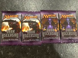 4x MTG: DARK ASCENSION Sealed Booster Pack from Box - Magic - Innistrad Block - Image 1