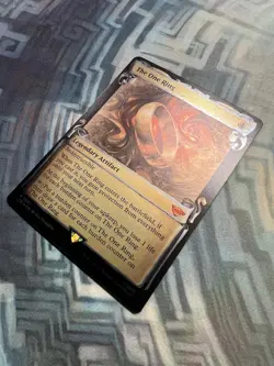 MTG Foil Showcase Scrolls The One Ring NM- Unplayed Universes Beyond: LotR - Image 2