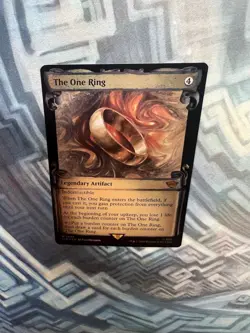 MTG Foil Showcase Scrolls The One Ring NM- Unplayed Universes Beyond: LotR - Image 4