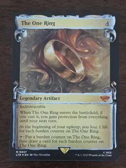 The One Ring Showcase Scrolls Foil M0697, Lord of the Rings MTG - Image 1