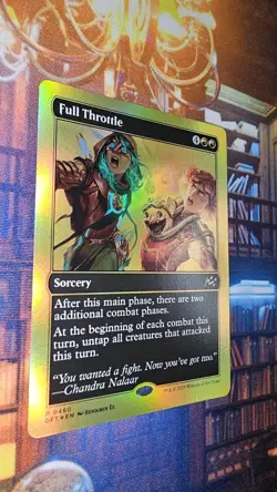 Full Throttle (First-Place Foil) Aetherdrift Foil - Image 2