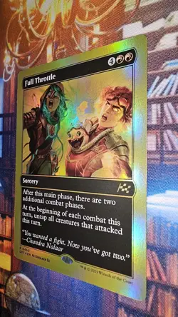 Full Throttle (First-Place Foil) Aetherdrift Foil - Image 3