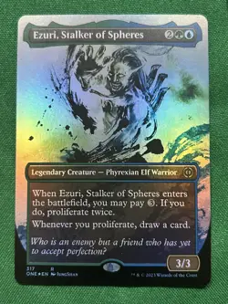 Ezuri, Stalker of Spheres (Showcase) Phyrexia: All Will Be One Foil - Image 1