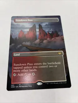Sundown Pass (Borderless) #285 Innistrad: Crimson Vow | NM | MTG - Image 1