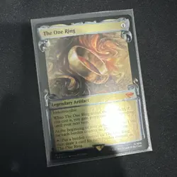 The One Ring 0697 Showcase Scrolls Foil NM Unplayed Pack Fresh - Image 1