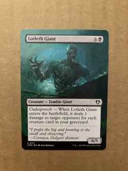 Lotleth Giant (Pauper Spy All-Star) ALTERED with extended art hand painted! - Image 1