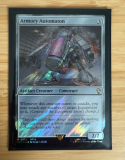 MTG: Armory Automaton (Surge Foil) Commander: Final Fantasy Foil NM - Image 1