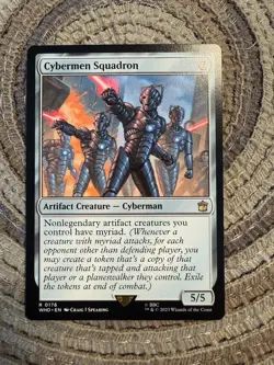 CYBERMEN SQUADRON - Rare - WHO Universes Beyond: Doctor Who - MTG - #176 - Image 1